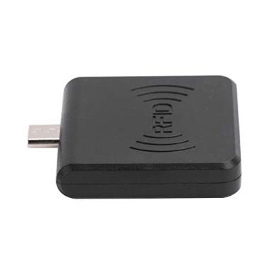 Imagem de Leitor de cartão telefônico, leitor USB RFID compacto Plug and Play preciso para transmissão de arquivos (preto)