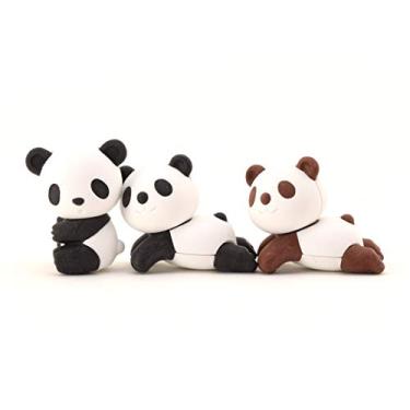 Imagem de Borrachas para crianças Panda Personagem Animal Stationery 3 peças