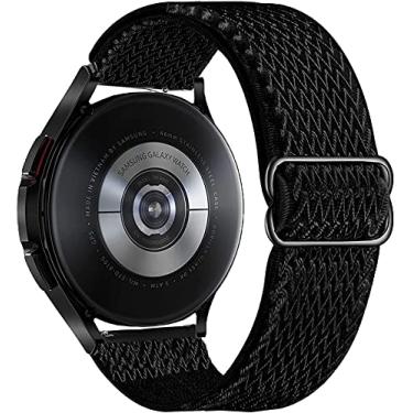 Imagem de Olytop Pulseiras elásticas para Galaxy Watch 7/6/4 Classic de 47 mm, 46 mm, 43 mm, 42 mm/5 Pro de 45 mm, pulseira Samsung Galaxy Watch 7/FE/6/5/4 de 44 mm e 40 mm/Active 2/3 de 41 mm, pulseira de