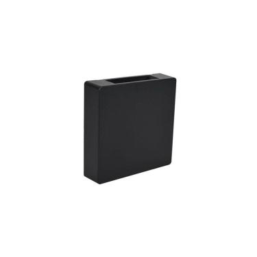 Imagem de Arandela Blumenau Clean Led Quadrada 3W Bivolt 3000K Preta