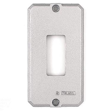 Imagem de Tampa para condulete 1/2" e 3/4" com 1  posto redondo Tramontina