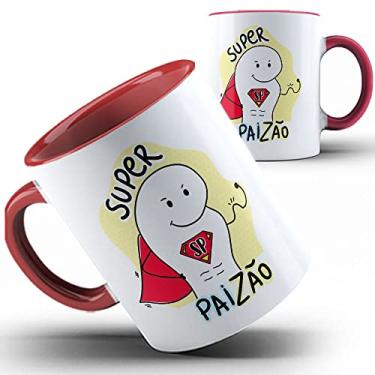 Imagem de Caneca vermelha Flork Pai super Paizão