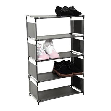 Imagem de Estante Sapateira 10 Pares Organizar Roupa Armário Prateleira Moderna