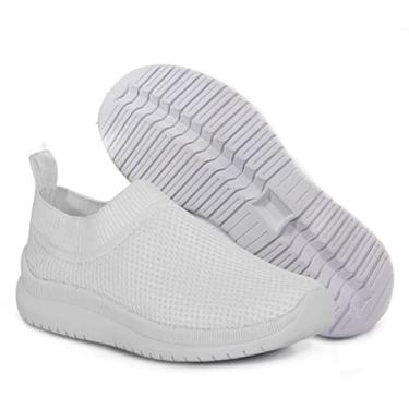 Imagem de tenis meia feminino crossfit academia caminhada super leve Cor:Branco;Tamanho:35;Genero:Feminino;Garantia:30 dias