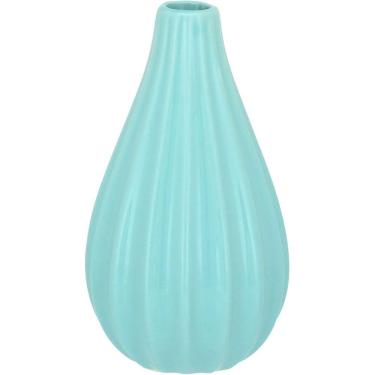 Imagem de BERCÉ VASO 16x9x9cm CERÂMICA AZUL