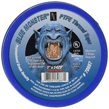 Imagem de Millrose Blue Mill-Rose 70887 Monster PTFE fita selante de rosca para tubos, 3,5 cm x 3,4 cm