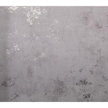 Imagem de Papel de Parede Kan Tai TNT Textura Cinza, Prata, Detalhes Coleção White Swan