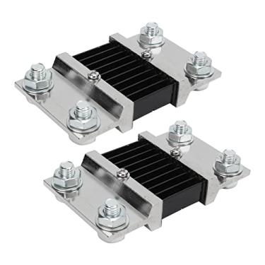 Imagem de Resistor de derivação de corrente, instalação simples Alta precisão 75mV Amperímetro robusto robusto caixa de derivação segura para sistemas de geração de energia