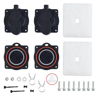 Imagem de Kit completo de reconstrução de bomba de ar HP60/80 para Hiblow HP 80, HP 60