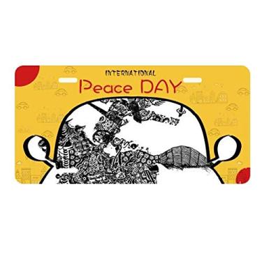 Imagem de DIYthinker Placa de carro tradicional de ópera chinesa para decoração de carro, dia da paz