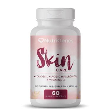 Imagem de Ácido Hialurônico Com Colágeno Verisol 60 Cápsulas 500mg Nutrigenes