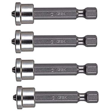 Imagem de Broca de parafuso para drywall. VEGA Professional Grade ¼ polegada Hex Shank Phillips #2 Conjunto de parafusos para drywall. Ferramentas de broca de drywall para placa de gesso. 150P2C-4 (pacote com