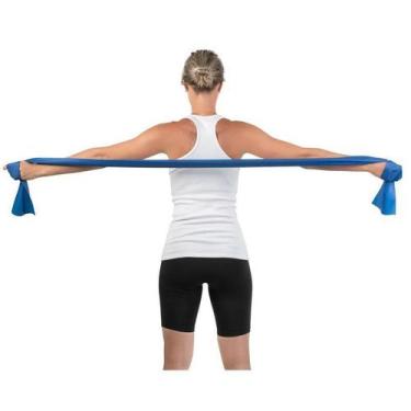 Imagem de Faixa elástica thera band fisioterapia/pilates/yoga - extra forte - ME