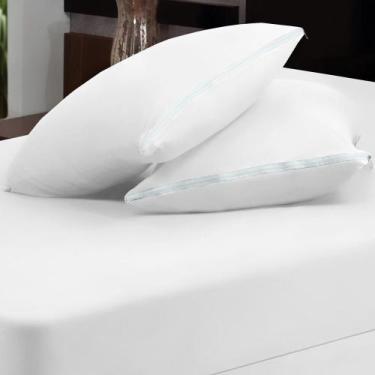Imagem de Capa de Travesseiro Branco Malha 100% Algodão - Guga