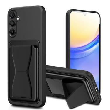 Imagem de Kaotengwo Capa para celular Samsung Galaxy A16 com suporte para cartão e suporte para capa Samsung Galaxy A16 - preta