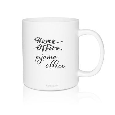 Imagem de Caneca Policarbonato Branca 300ml - Home Office Pijama