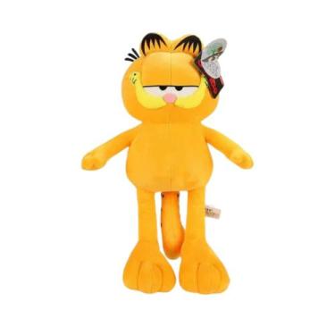 Imagem de Pelúcia Garfield 30cm Laranja Clássico Fofo e Macio Multikids - BR2435