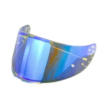 Imagem de BSTOP Protetor de capacete V-14 para MT V14 Revenge 2 Rapide Pro Blade 2 SV Targo Capacete Visor Faceshield (Revo Clear Blue-dia e noite)