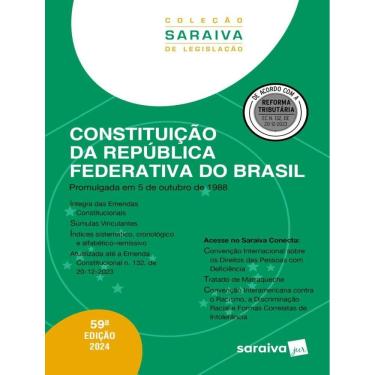 Imagem de Constituicao Da Republica Federativa Do Brasil - 59ª Ed