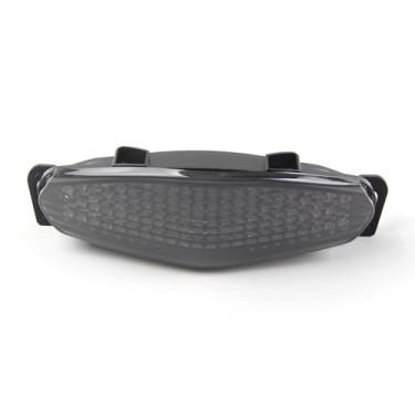 Imagem de Lanterna traseira de LED fumê Arashi para Kawasaki Ninja 650R ER6 2009-2010, luz traseira de freio de seta, acessórios de substituição integrados para motocicleta