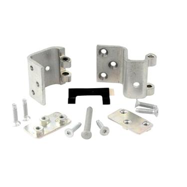 Imagem de GM Genuine Parts 19257343 Kit de Dobradiça de Porta Superior Intermediária com Dobradiças, Placas de Suporte, Pino, Parada e Parafusos