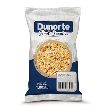 Imagem de Castanha de Caju Granulada Média 1kg Dunorte, Torrada e Triturada, Sem Glúten, Vegana.