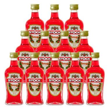 Imagem de Miniatura Licor Fino de Morango Stock 50ml 12 Unidades