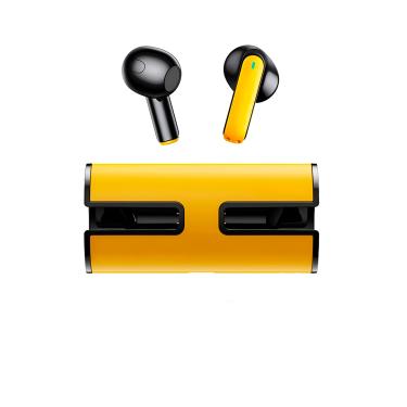 Imagem de Fone Intra Auricular Ouvido Sem Fio Bluetooth Earbuds Cor:Amarelo