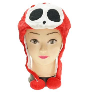 Imagem de Chapéu de pelúcia Cosplay Marios Shy Guy Hat, boné de anime, adulto, unissex