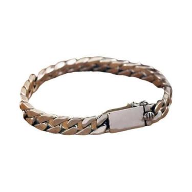 Imagem de Pulseira Masculina Vintage Gótica Com Caveira, Joia Rock Punk Para Mot