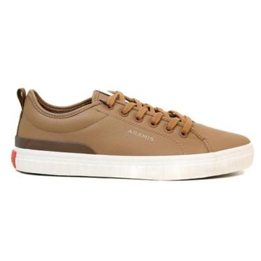 Imagem de Tênis Aramis Deep Leather Masculino, 40, Ocre