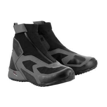 Imagem de Bota Alpinestars CR 8 GoreTex Preto Impermeável Motociclista, Preto, 4