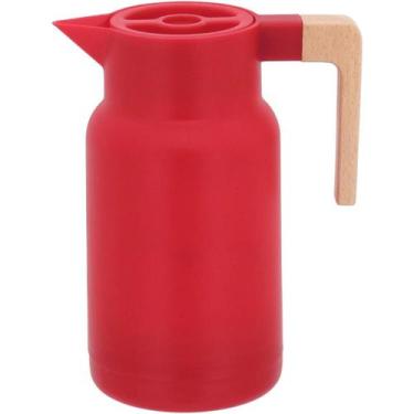 Imagem de Garrafa Térmica Norden Home&Co 25x13x13cm Plástico Vermelho 1L para Me
