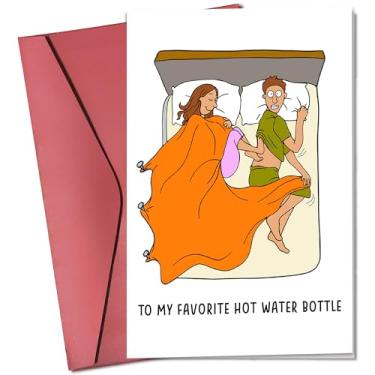 Imagem de Presentes engraçados para ele dela - Cartão de Dia dos Namorados com Envelope - Presentes de Casal de Esposa, Namorada - Presentes I Love You para Namorado, Marido - Cartão de Aniversário Romântico -