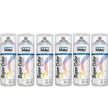 Imagem de Kit 6 tintas Spray Verniz 350ml - Tekbond