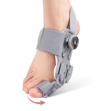 Imagem de JSHshield Corretor de Joanete Ergonômico para Mulheres e Homens Dedão do Pé, Alisador de Dedo do Pé Ajustável, Alívio Ortopédico da Dor da Tala de Joanete para Suporte Diurno/Noturno (1PCS)