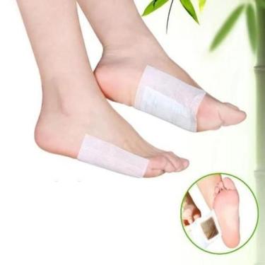 Imagem de 100 Adesivos Eliminador De Toxinas Detox Natural Para Pés - Gruposhopm