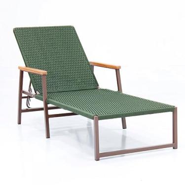 Imagem de Espreguiçadeira Frésia com Braços em Aluminio e Corda Náutica