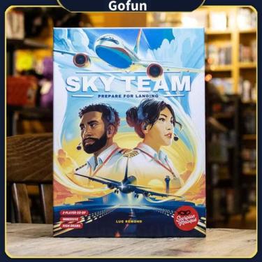 Imagem de Jogo de tabuleiro de cartas Sky Team pouse seu avião com segurança