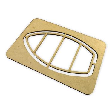 Imagem de Gabarito Guia Tupia Fabricar Petisqueira Barco Sushi Sashimi