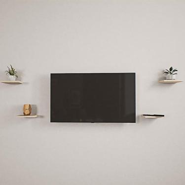 Imagem de Prateleira Decorativa Madeira Maciça 04 Prateleiras - Pinus