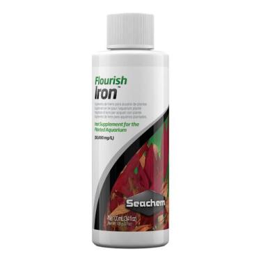Imagem de Seachem Flourish Iron 100ml Fertilizante de Ferro para Aquário Plantad