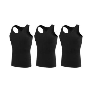 Imagem de Homens colete puro algodão musculação movimento Outerwear moletom - NO