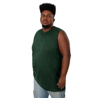 Imagem de Camiseta Camisa Regata Masculina Machão Big Lisa Plus Size-Masculino