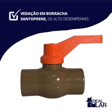 Imagem de Registro de Esfera LR com Alavanca Predial com Sistema V.A.R Durín