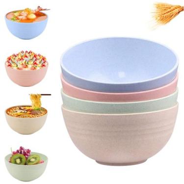 Imagem de 4 Tigelas Bowl de Bambu Ecológico Sobremesa Sorvetes 350ml - Kehome