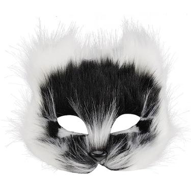 Imagem de NOLITOY cadeira de praia dobrável fantasias do Dias das Bruxas máscara de olho bichos de pelúcia para meninas máscara de raposas de halloween máscara para o dia das bruxas roupas animal lã