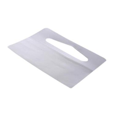 Imagem de NEOBRASIL - Hang Tab Flex Gancho Adesivo - Expositor para Loja, Gancho Expositório, Adesivo para Organização, Prateleiras e Gancheira - PET Reciclável - Transparente - Suportam 350gr - 1000un