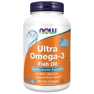 Imagem de NOW Foods - Ultra Omega - 3 500 EPA / 250 DHA 1000 mg - 180 Cápsulas gelatinosas