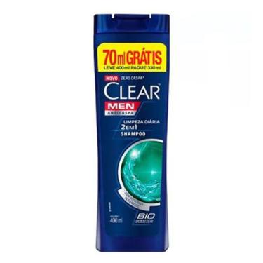 Imagem de Shampoo Clear Anticaspa Men 2 Em 1 Pague 330ml Leve 400ml